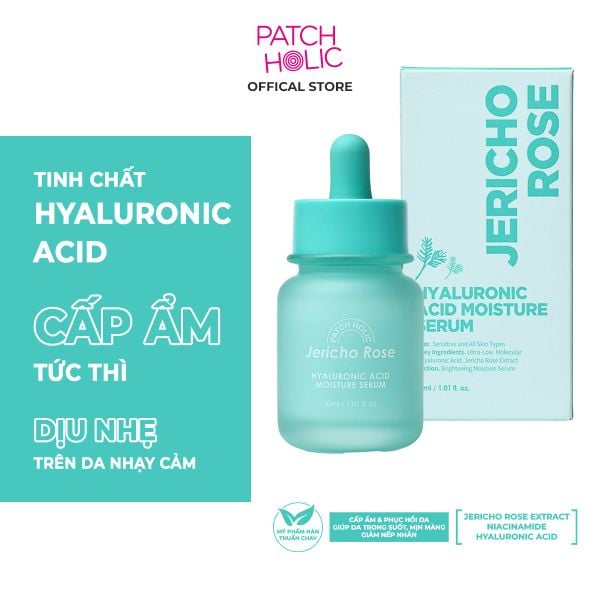  Serum Cấp Ẩm Chiết Xuất Hoa Hồng Jericho Patch Holic 