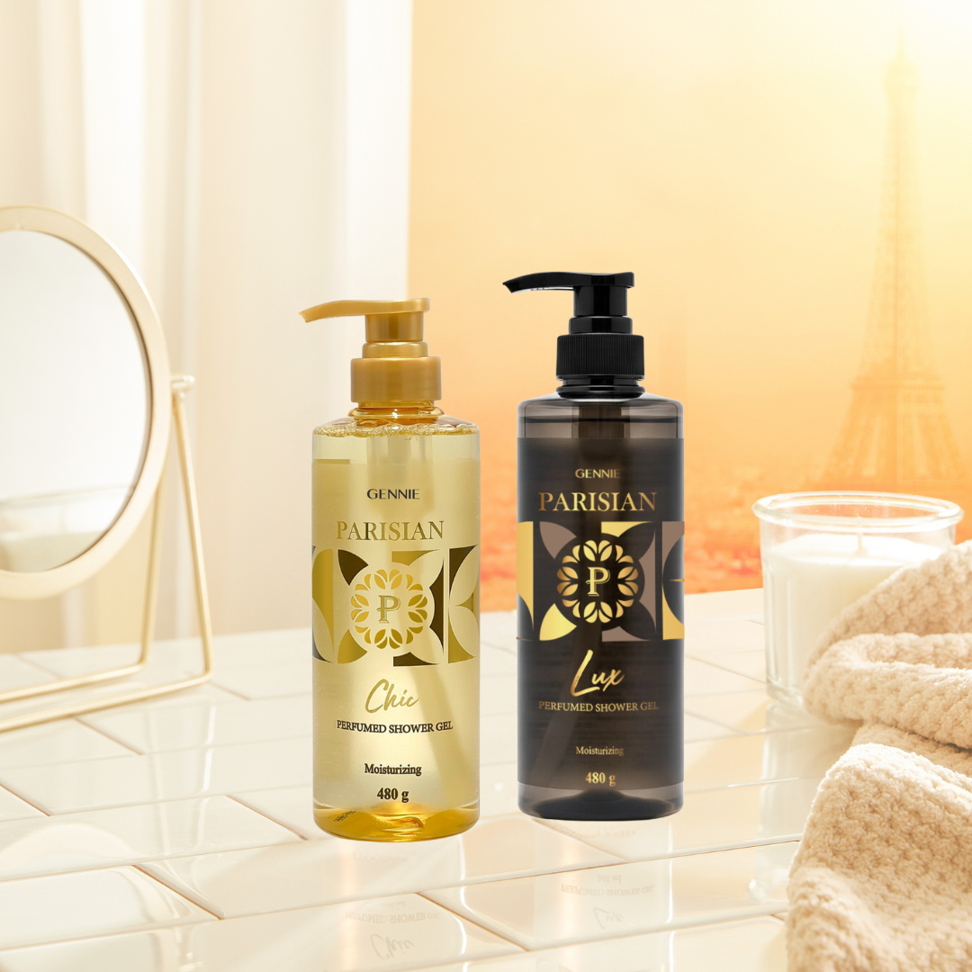  Sữa tắm Nước hoa Nữ Gennie Parisian 480ml hương thơm sang trọng, quyến rũ 