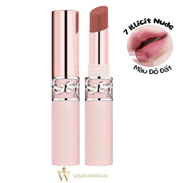  Son Yves Saint Laurent YSL Lovenude Lip Blusher 7 Illicit Nude – Màu Đỏ Đất 