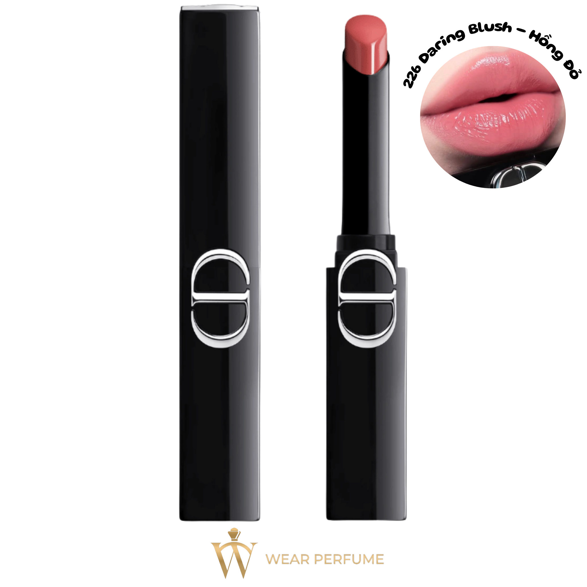  Son Thỏi Dior Rouge Dior On Stage 226 Daring Blush - Màu Hồng Đỏ 