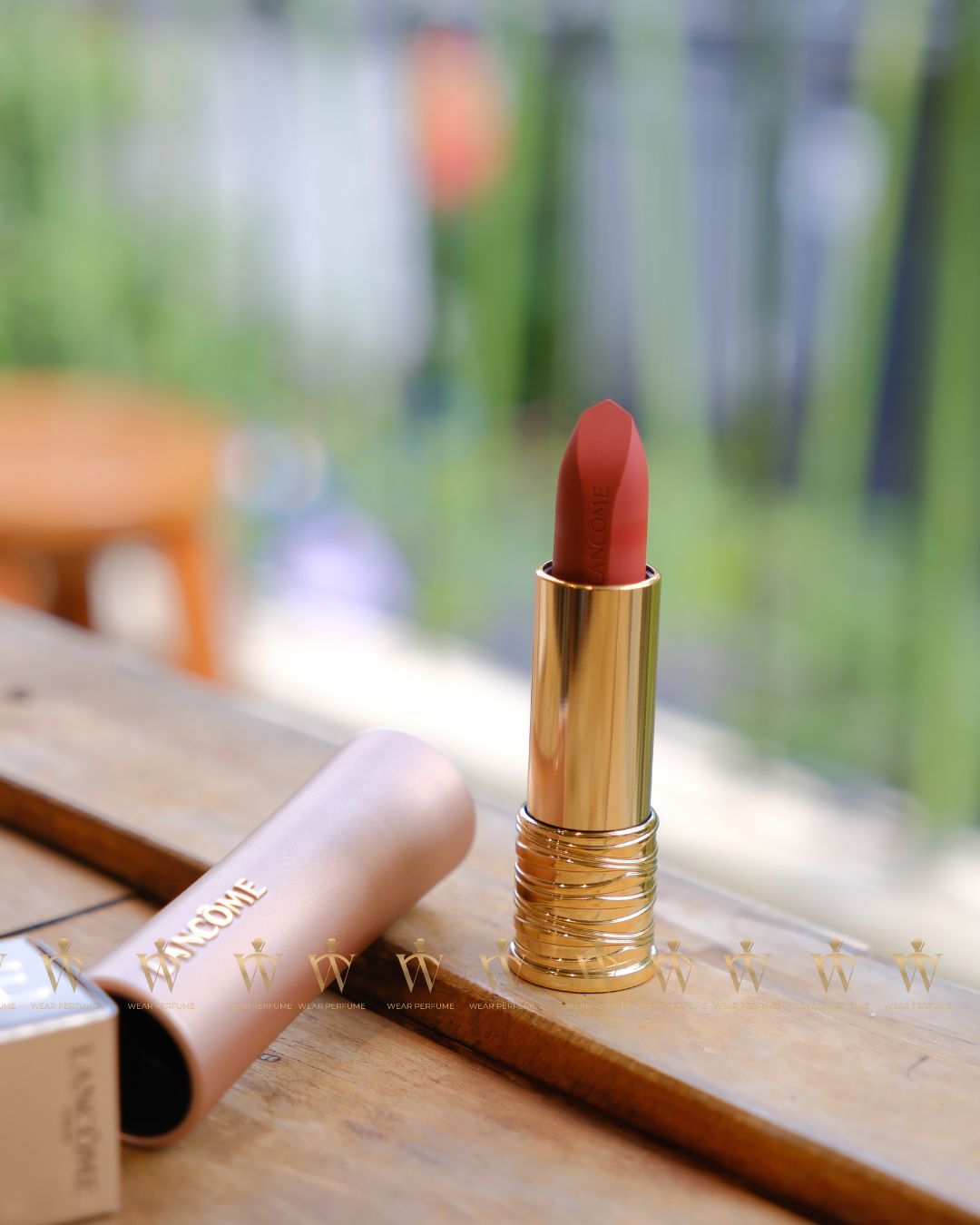  Son Lancome L'absolu Rouge Intimatte 299 French Cashmere - Màu Cam Đỏ Gạch 