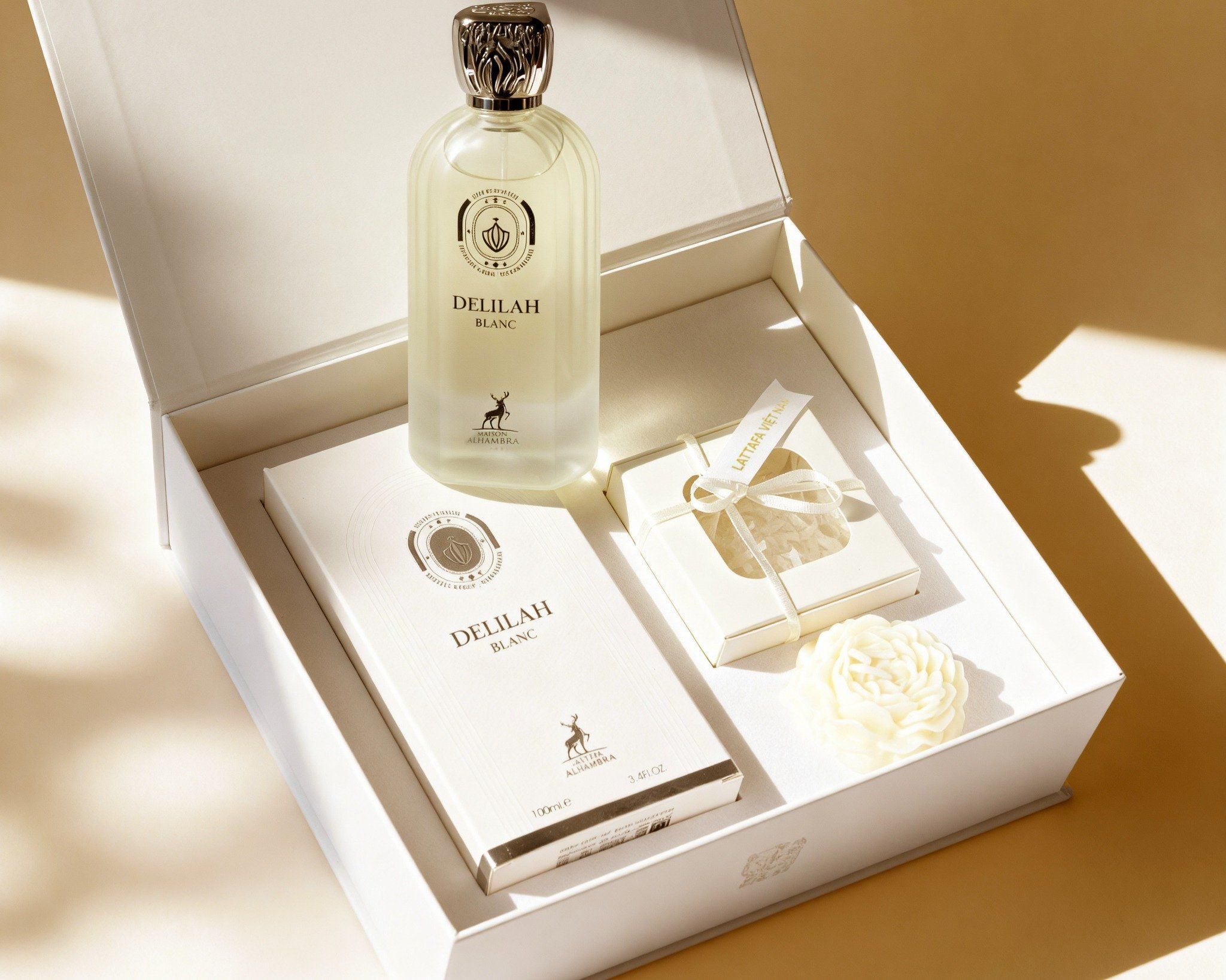  Set Quà Tặng Maison Alhambra Delilah Blanc EDP 