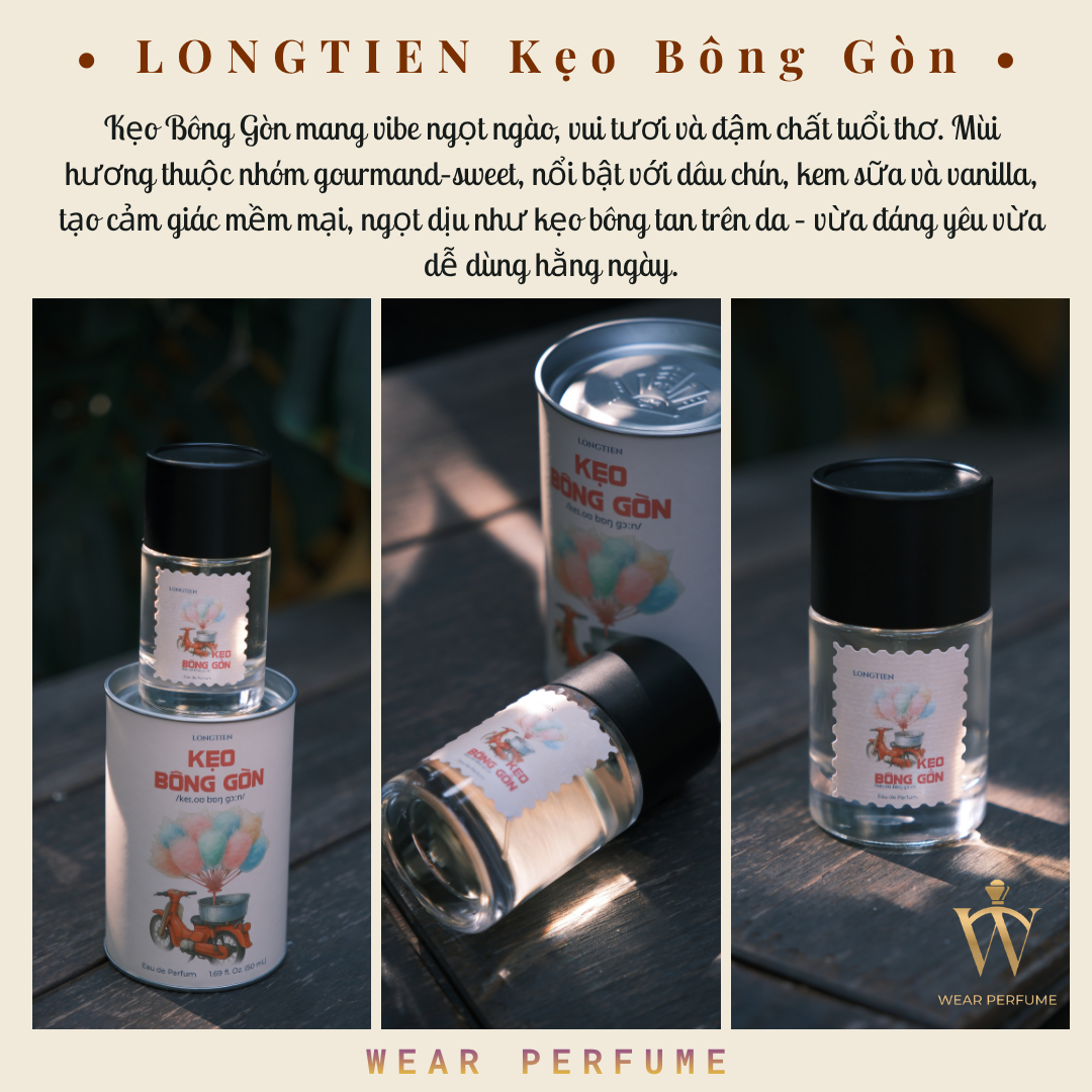  LONGTIEN Kẹo Bông Gòn EDP 