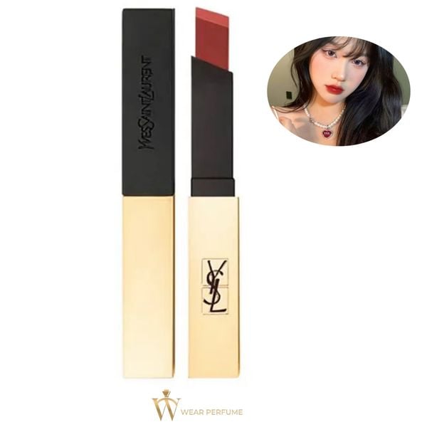  Son YSL Slim 416 Psychic Chili - Màu Đỏ Cam Đất 