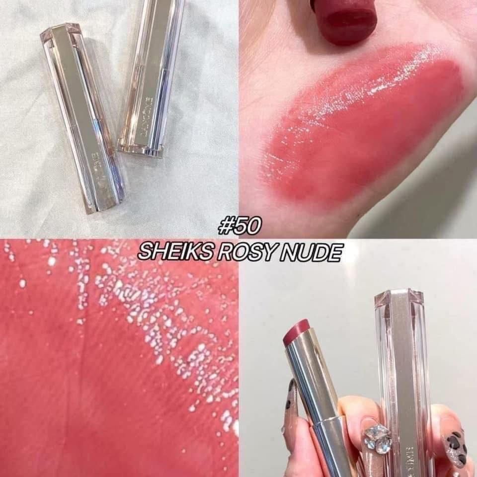  Son Dưỡng Lancome Lip Idôle Squalane Butterglow 50 Sheik's Rosy Lip Balm - Màu Đỏ Gạch 