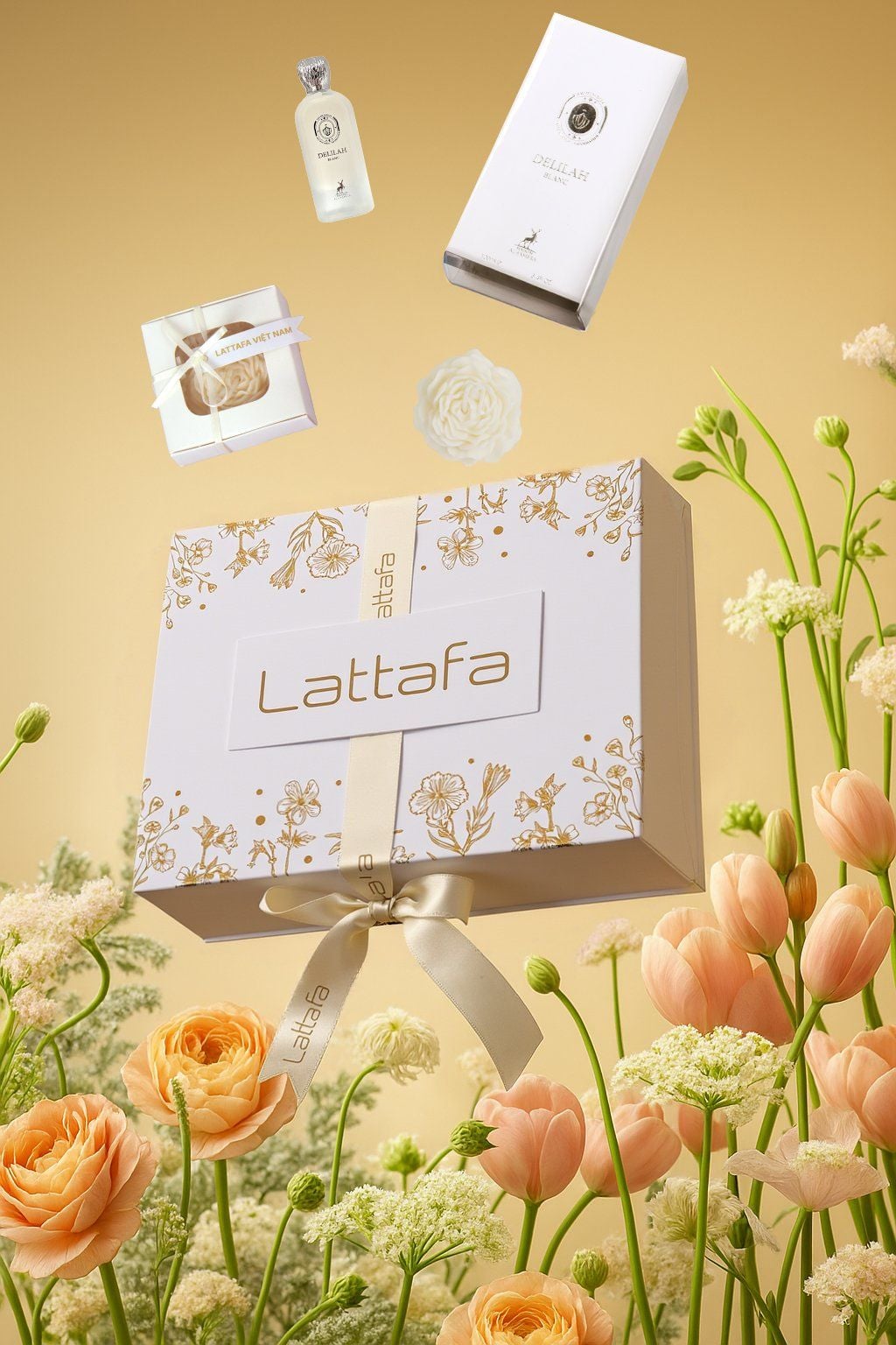  Set Quà Tặng Maison Alhambra Delilah Blanc EDP 