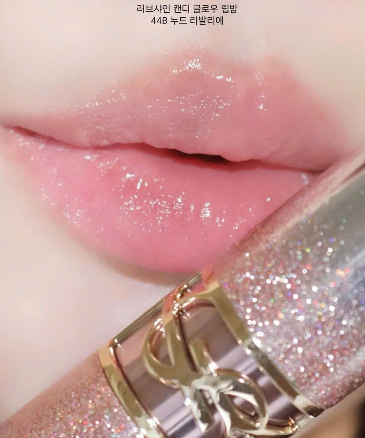  Son Dưỡng YSL Loveshine Candy Glow 44b Valentine's Limited Edition – Hồng Đất 