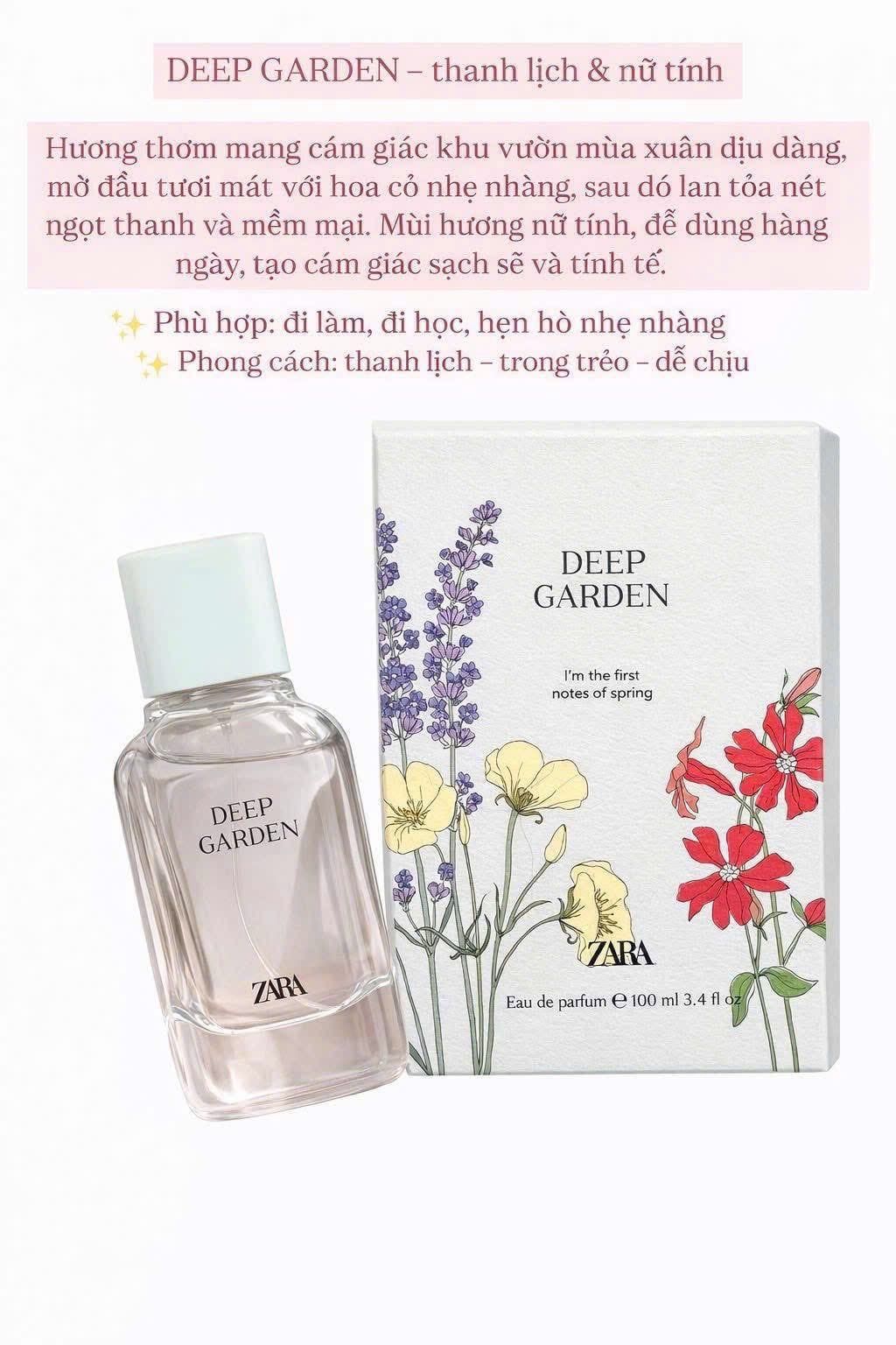  Zara Deep Garden EDP 