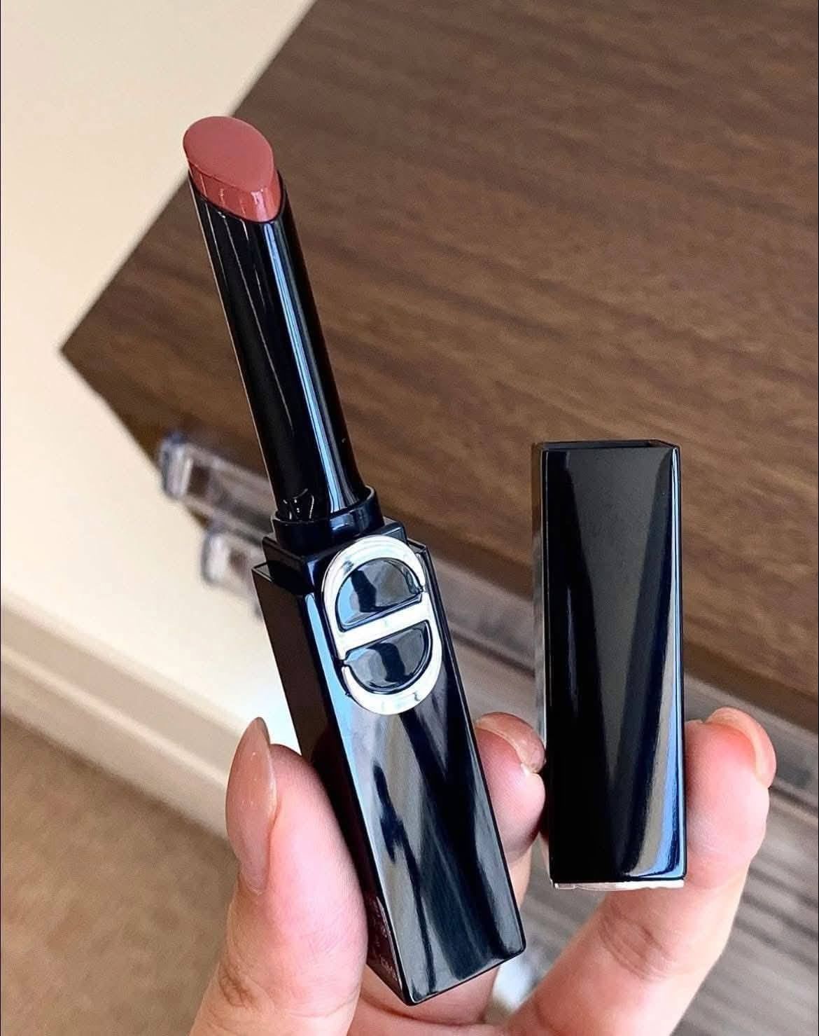  Son Dior Rouge On Stage Shine 390 Redwood Star - Màu Đỏ Nâu Đất 