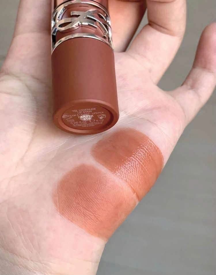  Son Kem Yves Saint Laurent YSL Loveshine Lip Stain 610 Nude Champion – Cam Nâu Nude 6ml -  Tặng Túi Giấy YSL 