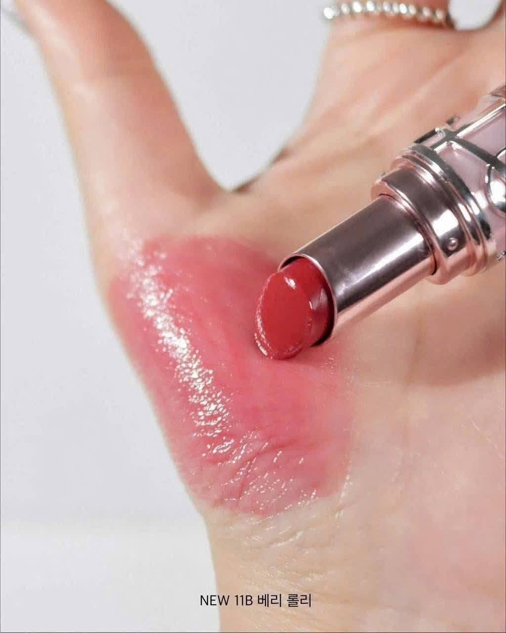  Son Dưỡng YSL Loveshine Candy Glow 11B Berry Lolly – Màu Hồng Dâu - Tặng túi giấy YSL 
