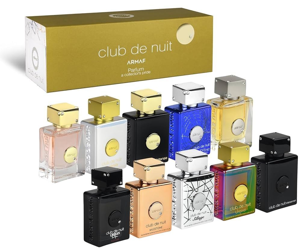  Gift Set nước hoa Armaf Club de Nuit Miniature Collection 10 chai x 5ml 