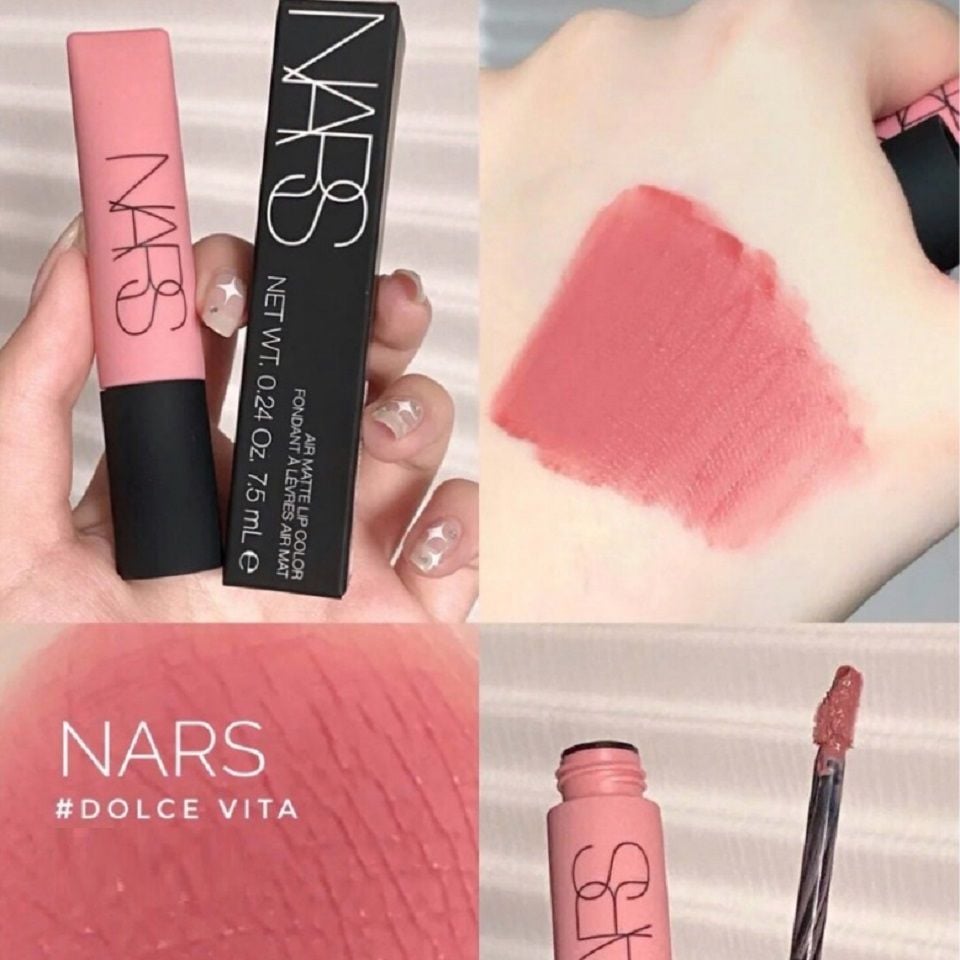 Son Kem Nars Air Matte Lip Color 888 Dolce Vita - Màu Hồng Đất 