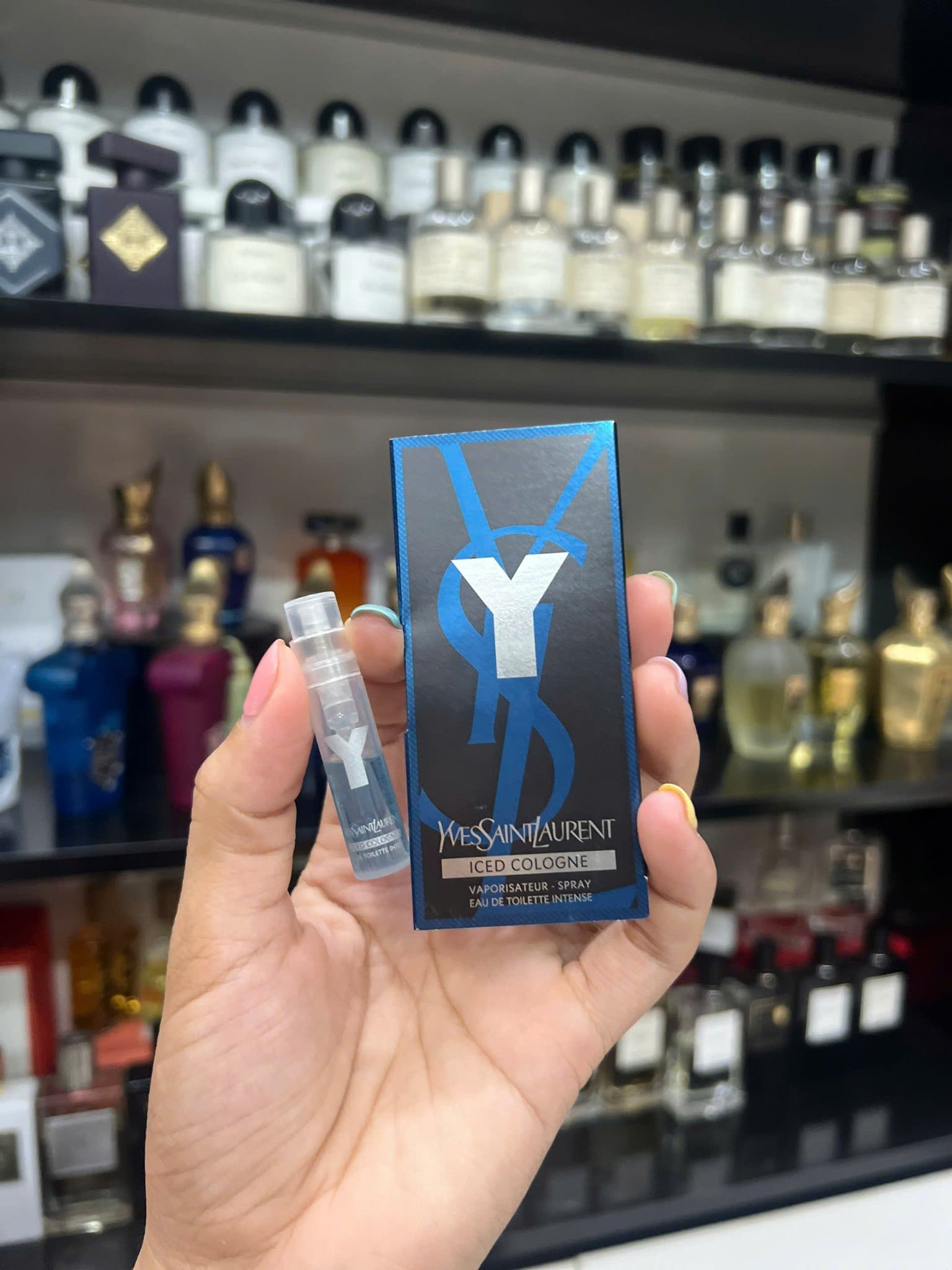  Vial Nước Hoa Nam Yves Saint Laurent YSL Y Iced Cologne EDT Intense 1.2ml 