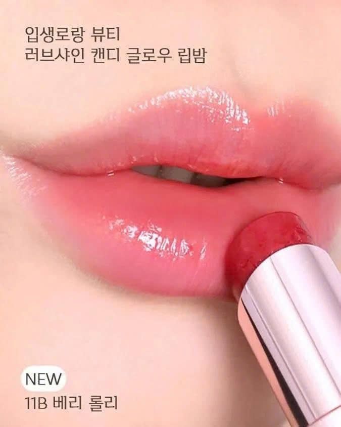  Son Dưỡng YSL Loveshine Candy Glow 11B Berry Lolly – Màu Hồng Dâu - Tặng túi giấy YSL 