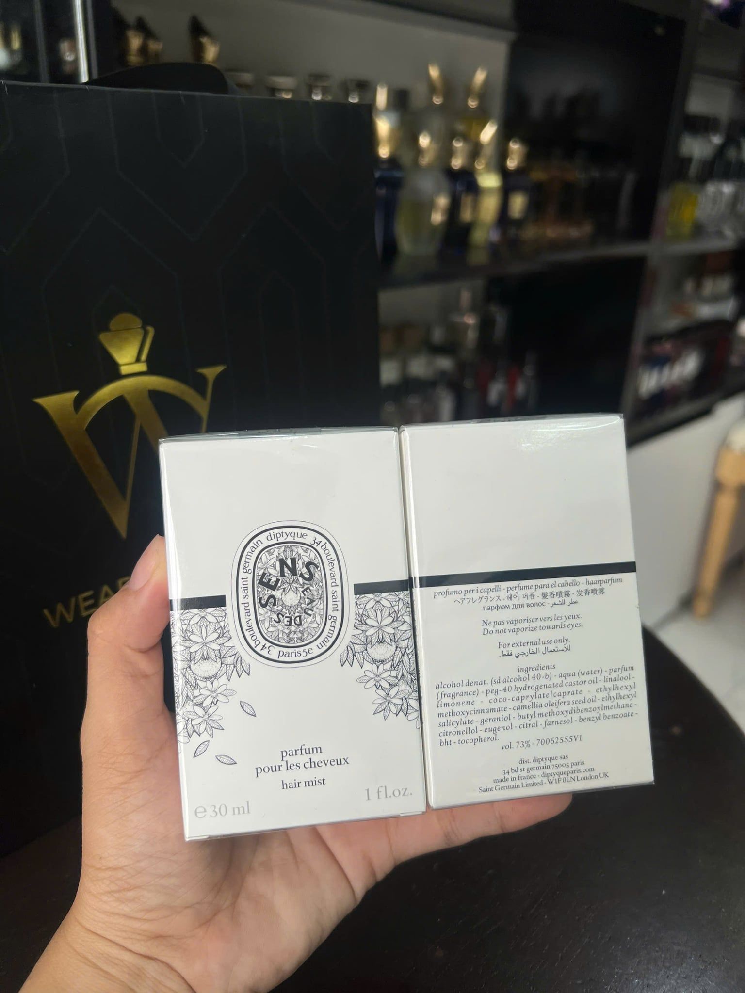  Nước Hoa Tóc Diptyque Eau Des Sens Hair Mist 