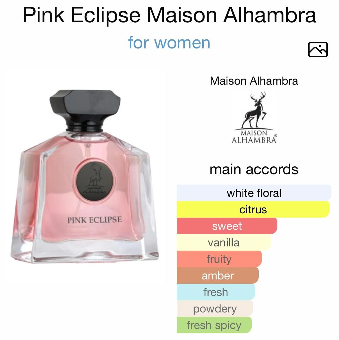  Maison Alhambra Pink Eclipse EDP 