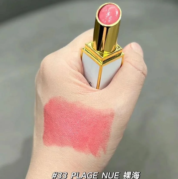  Son Tom Ford Soleil Ultra Shine Lip Color 33 Plage Nue  – Màu Hồng Đào 