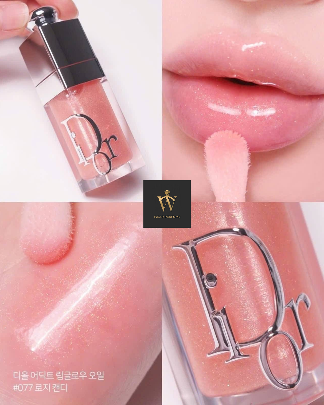  Son Dưỡng Dior Addict Lip Glow Oil 077 Rosy Candy - Màu Hồng Kẹo 