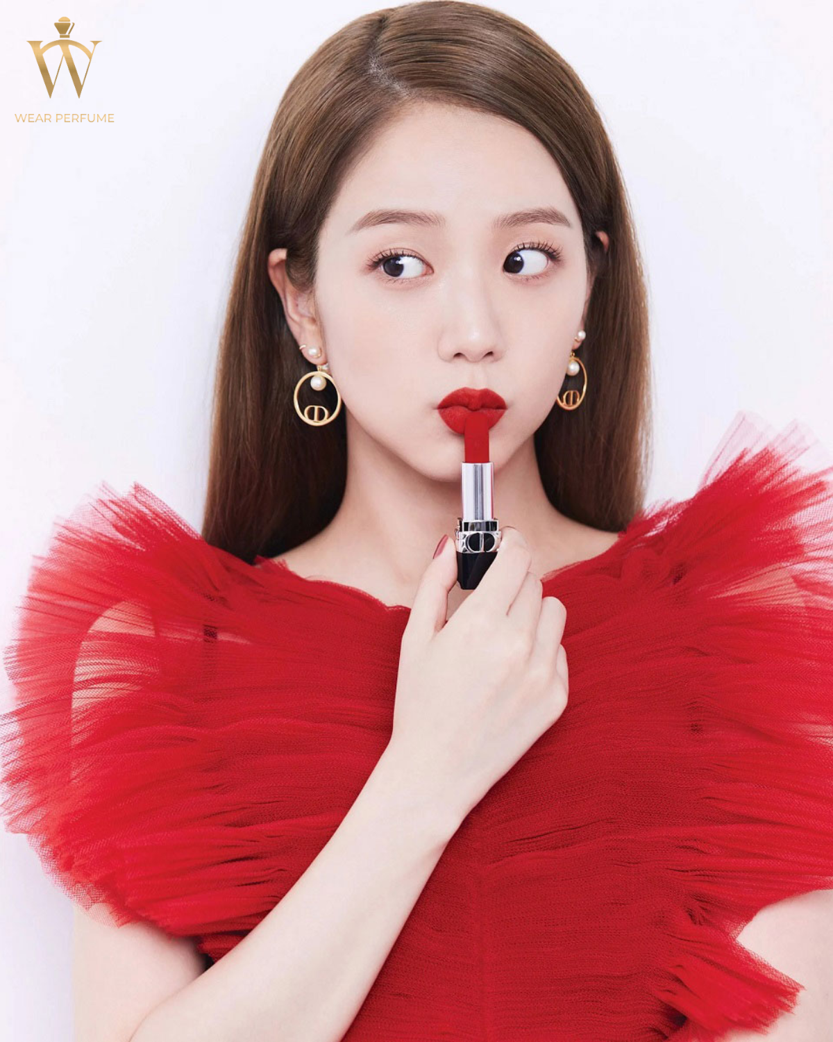  Son Dior Rouge Dior Velvet Finish 999 – Màu Đỏ Tươi 