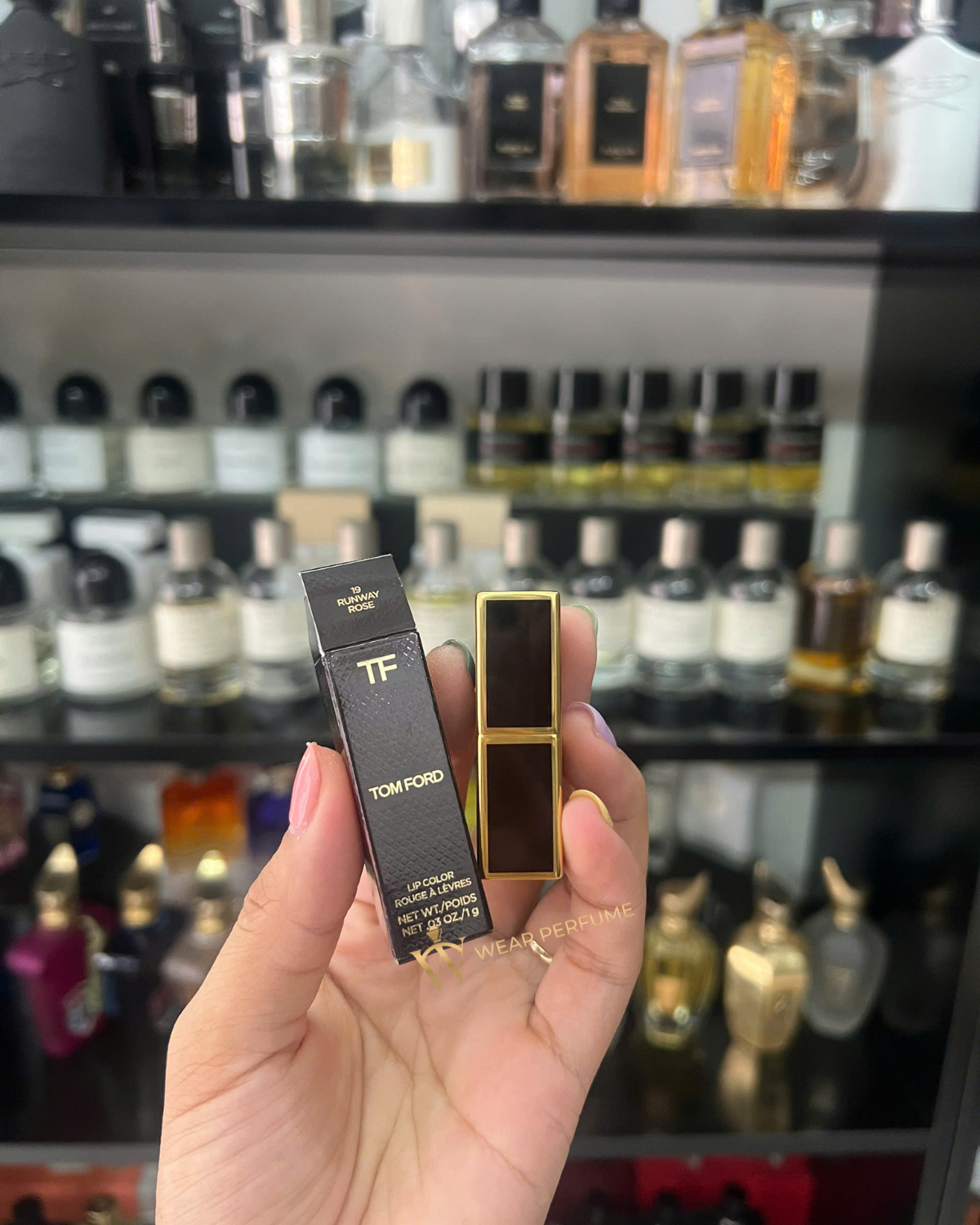  Son Thỏi Tom Ford Lip Color 19 Runway Rose - Hồng Đất (Mini) 