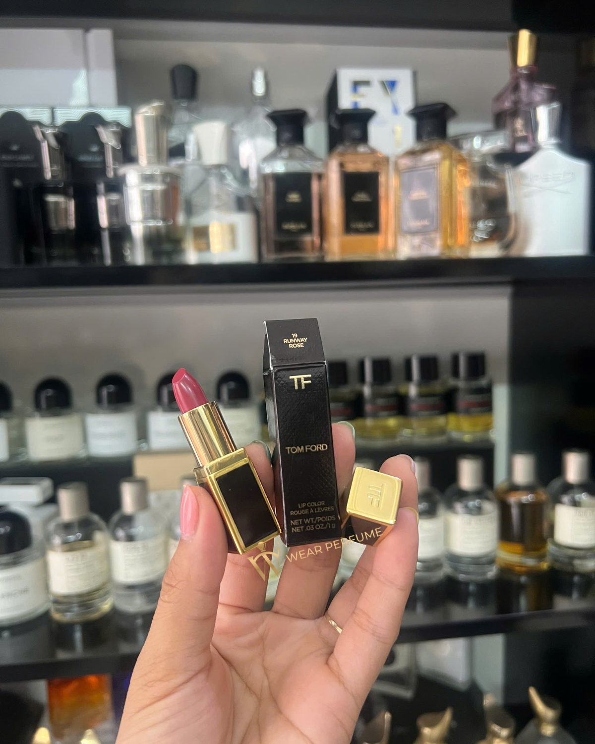  Son Thỏi Tom Ford Lip Color 19 Runway Rose - Hồng Đất (Mini) 