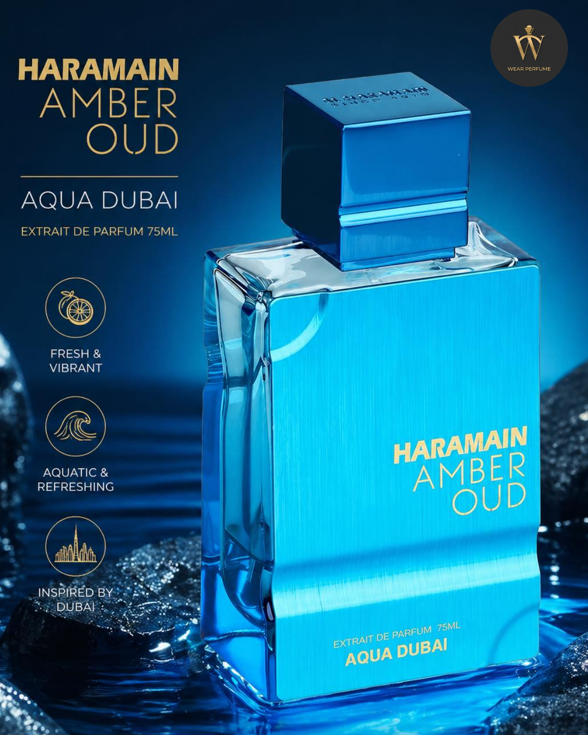  Al Haramain Amber Oud Aqua Dubai 
