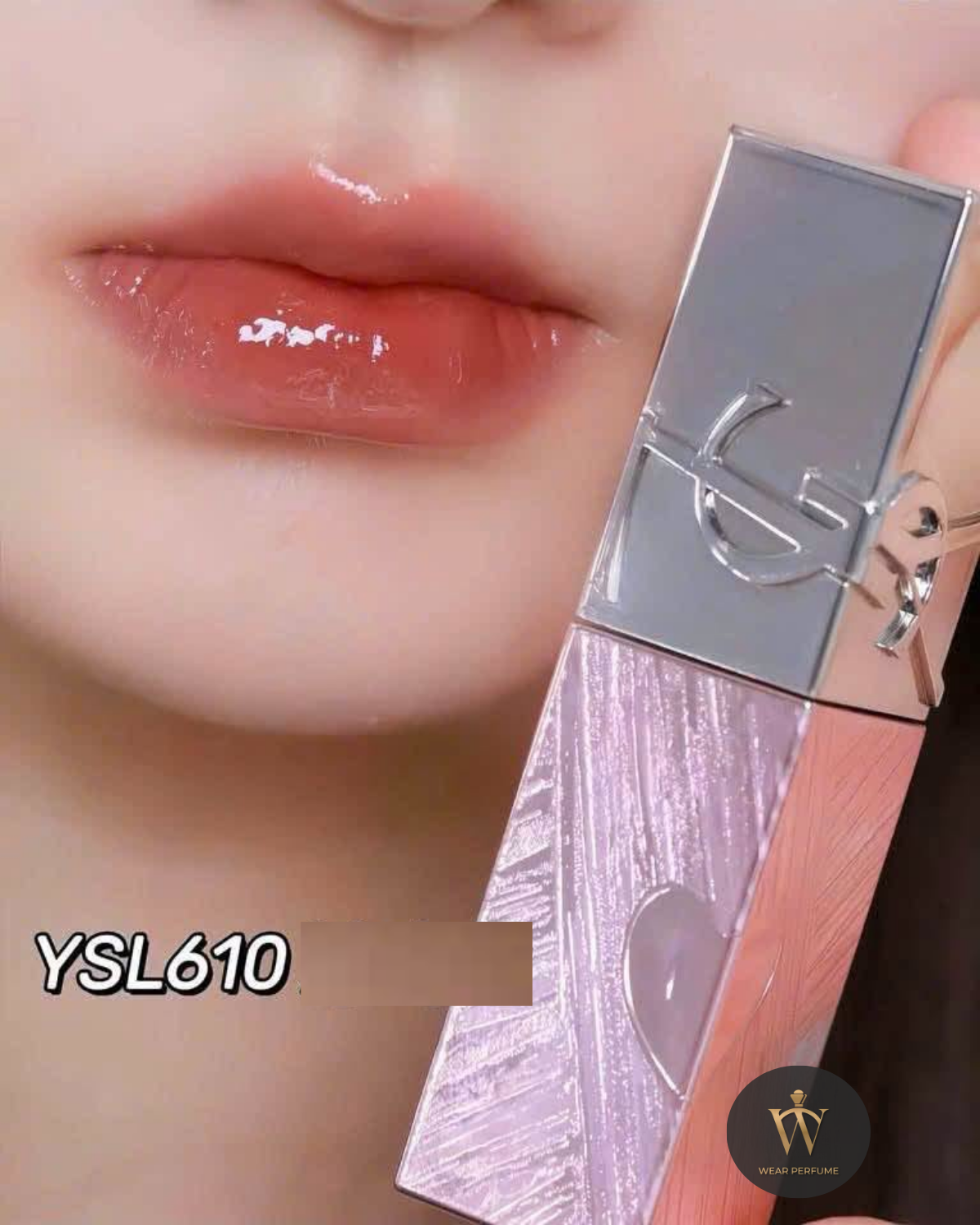 Son Kem Yves Saint Laurent YSL The Inks Vinyl Cream 610 Nude Champion – Màu Cam Đất Nude (Limited 2026) 