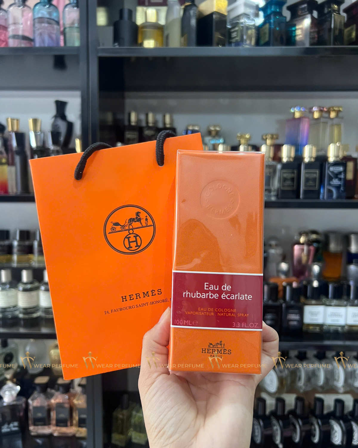  Hermes Eau De Rhubarbe Ecarlate 