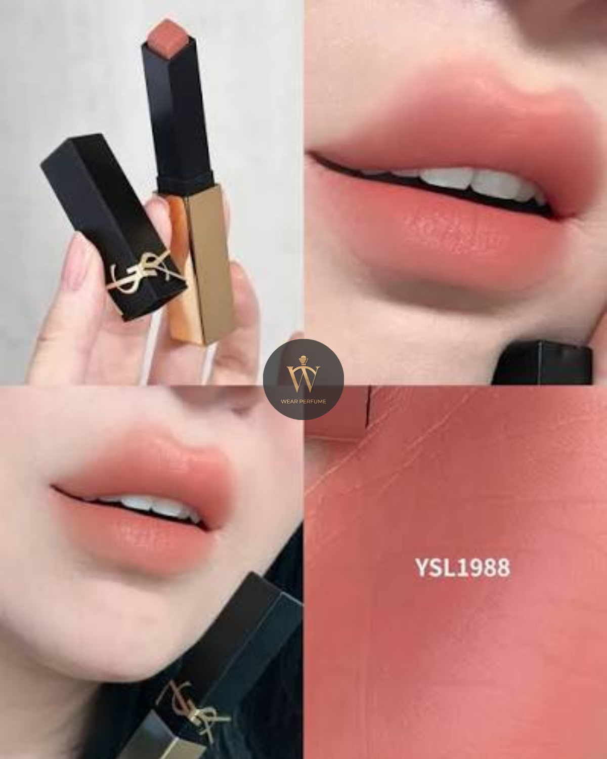  Son Yves Saint Laurent YSL The Slim 1988 Nude Atelier (Mẫu Mới) – Màu Hồng Nude Tặng kèm túi giấy YSL 