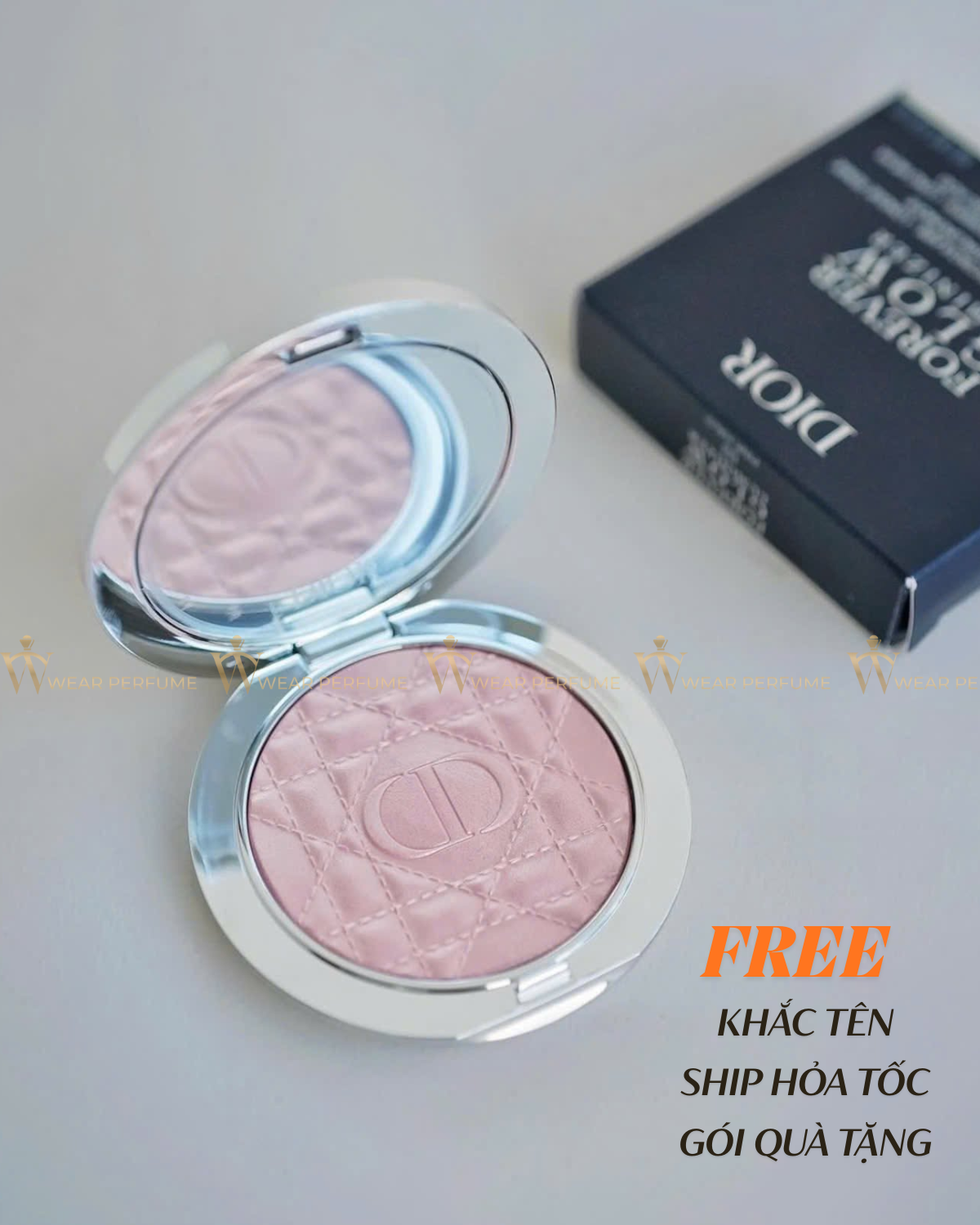  Phấn Bắt Sáng Dior Forever Glow Luminizer Tone 03 Pink Halo 