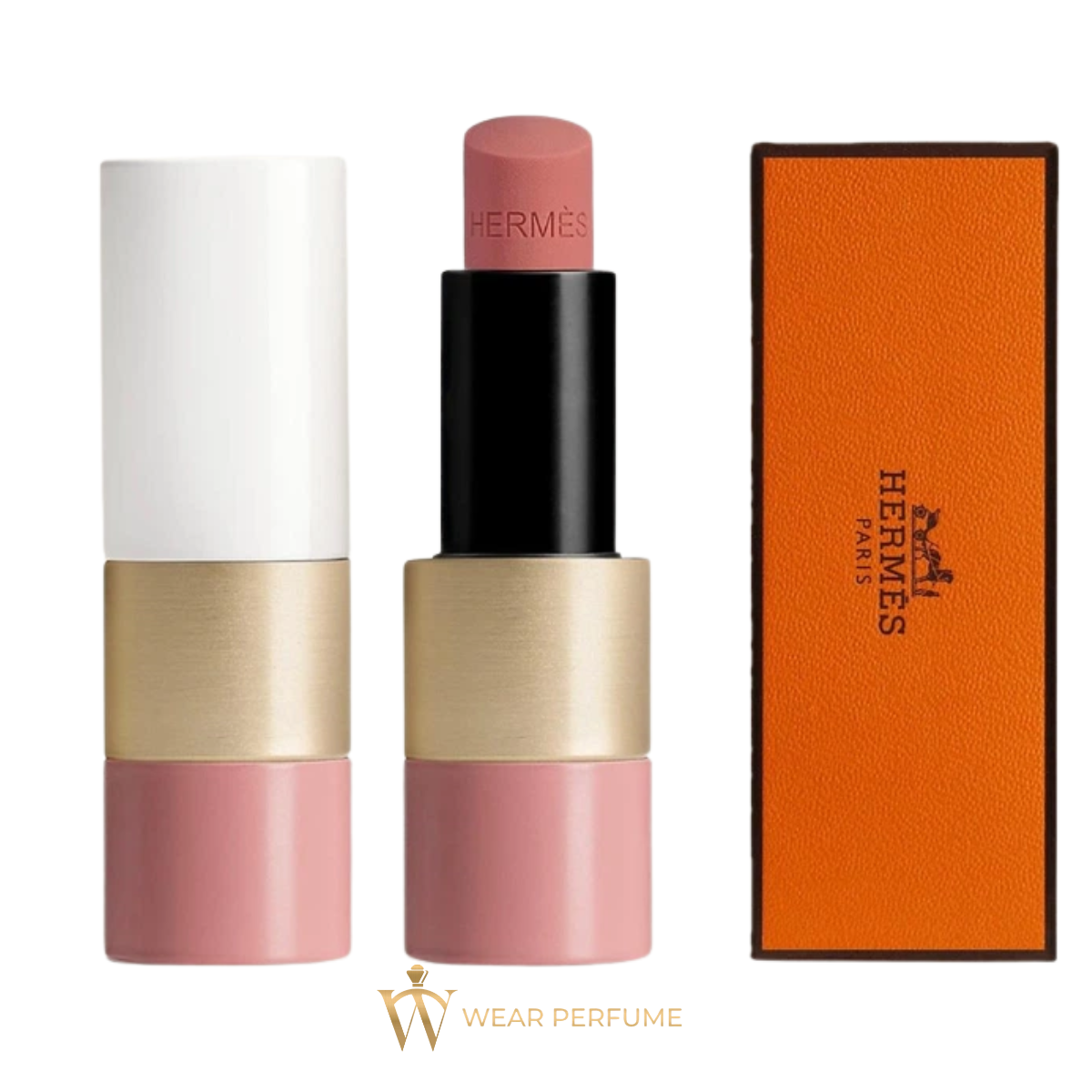  Son Dưỡng Hermès Rosy Lip Enhancer 49 Rose Tan – Màu Hồng Đất 