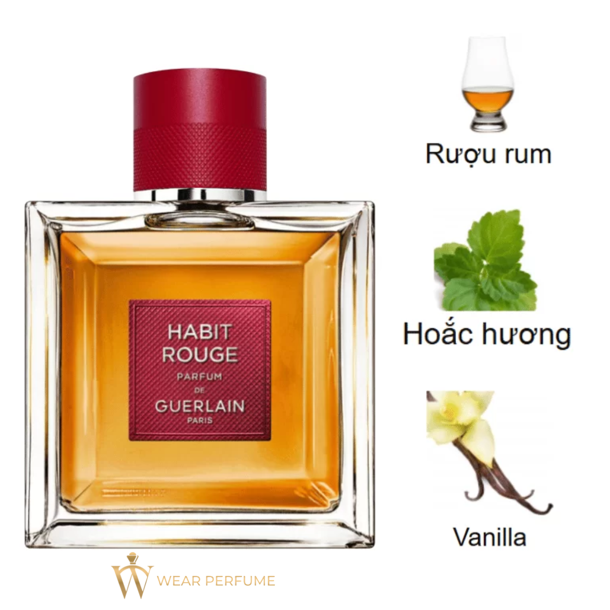  Guerlain Habit Rouge Parfum 