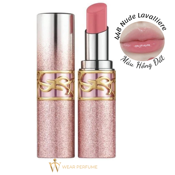  Son Dưỡng YSL Loveshine Candy Glow 44b Valentine's Limited Edition – Hồng Đất 