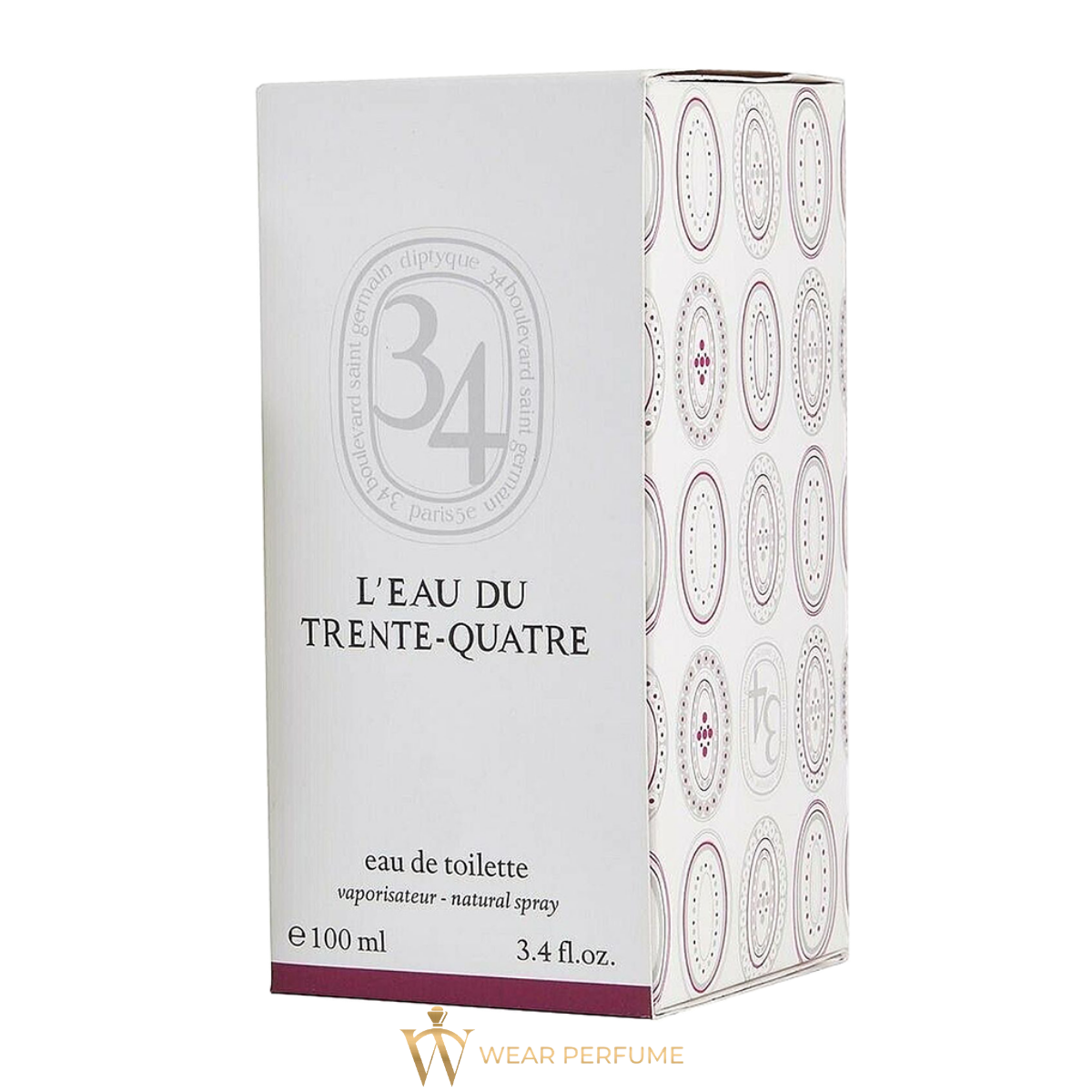  Diptyque 34 L'eau du Trente-Quatre EDT 