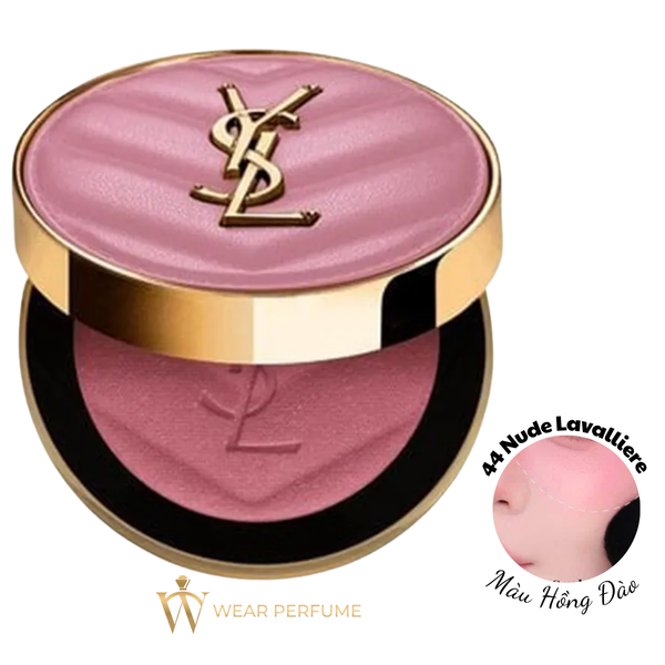  Phấn Má Hồng Yves Saint Laurent YSL Make Me Blush Bold Blurring 44 Nude Lavalliere - Màu Hồng Đào 
