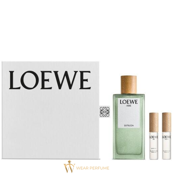  Gift Set Loewe Aire Sutileza EDT (100ml + 7.5ml + 7.5ml) 