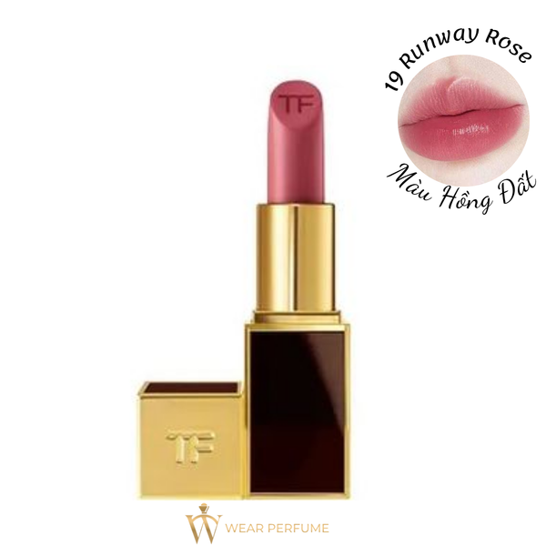  Son Thỏi Tom Ford Lip Color 19 Runway Rose - Hồng Đất (Mini) 