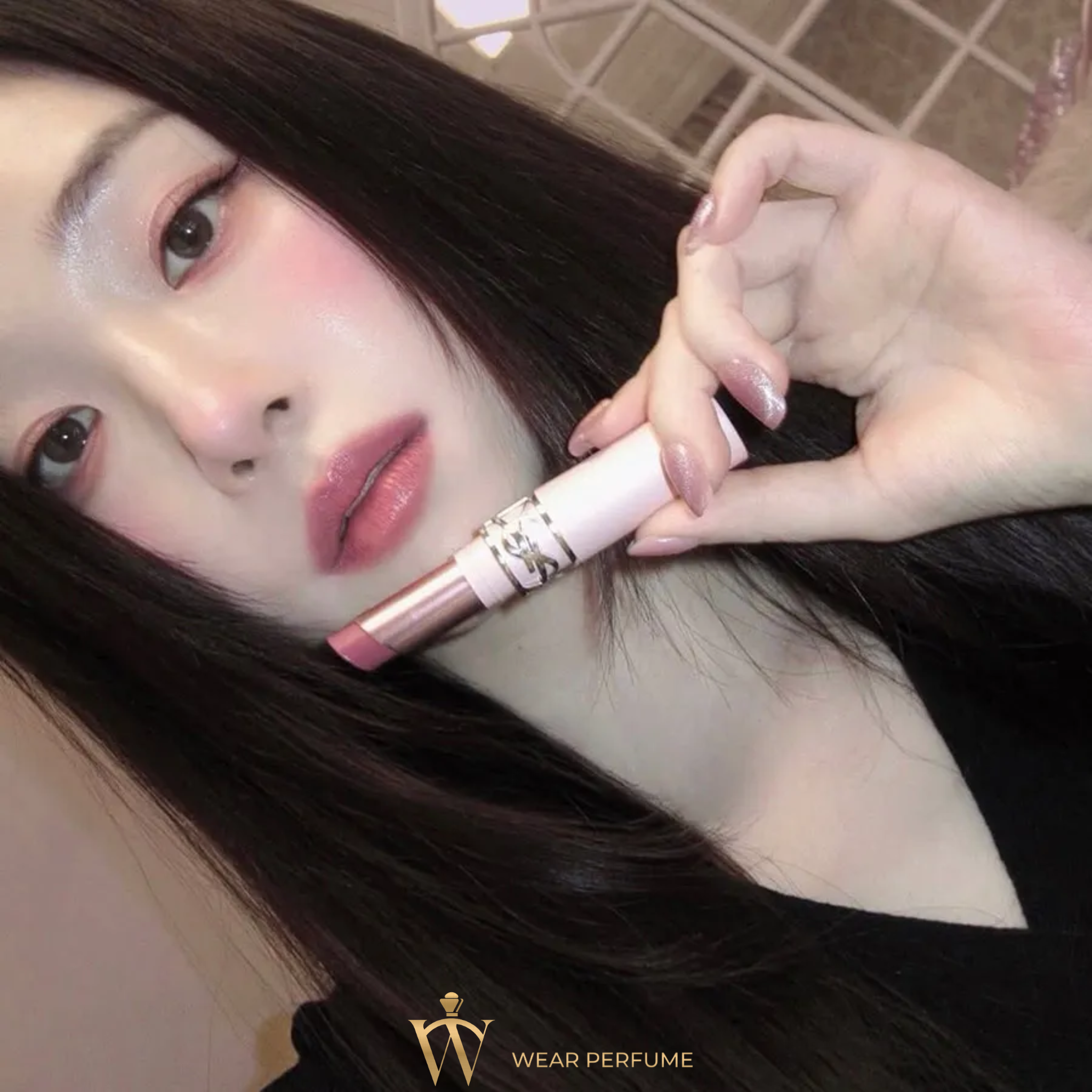 Son Yves Saint Laurent YSL Lovenude Lip Blusher 01 Undressed Pink – Màu Hồng Mauve 