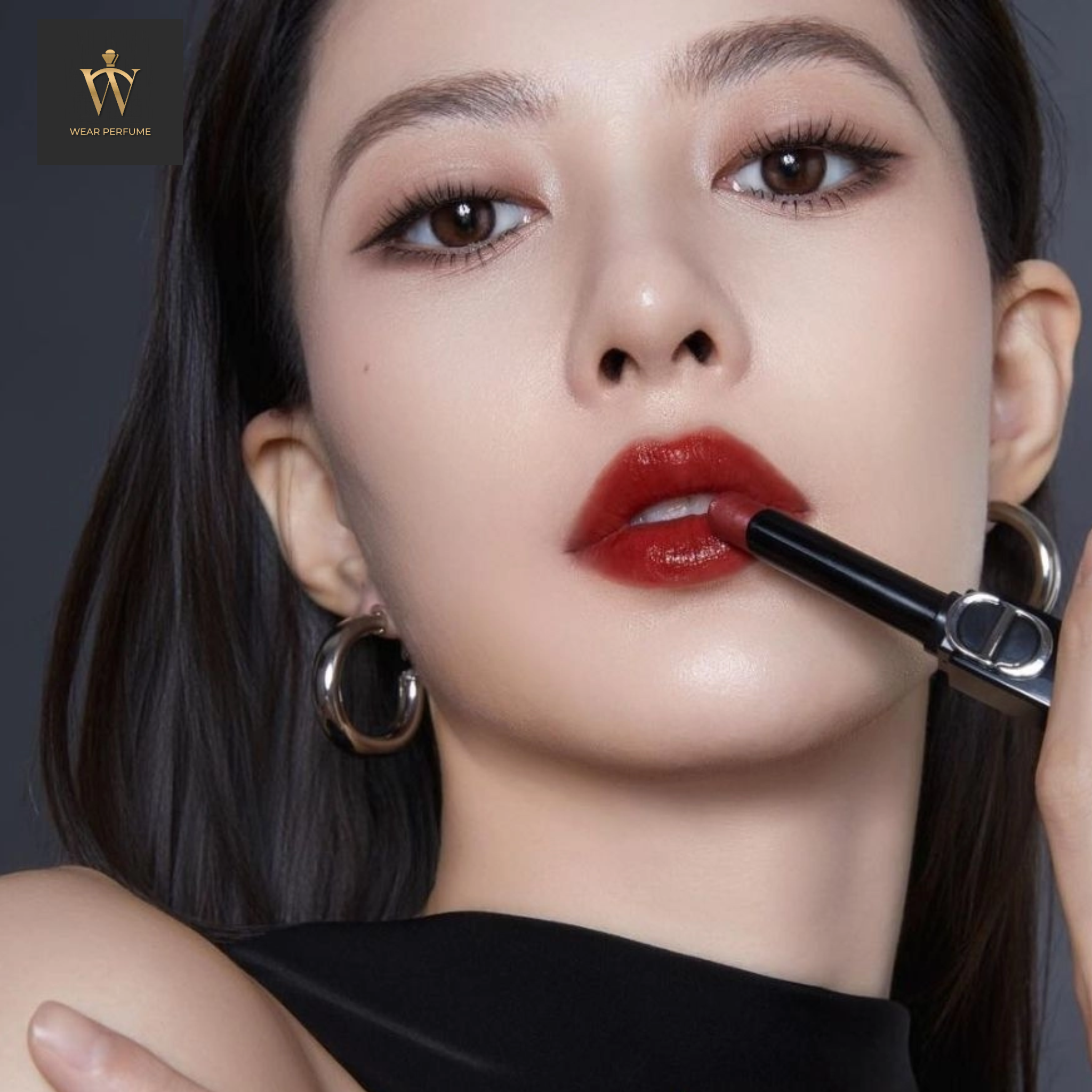  Son Thỏi Dior Rouge Dior On Stage 550 Red Shock Shine - Đỏ Gạch 