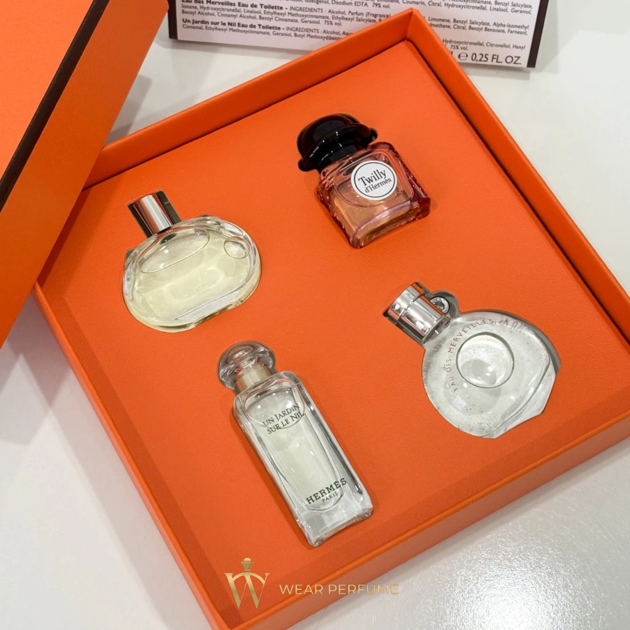  Gift Set Hermès Ladies Miniature Coffret (4 x 7.5ml) 