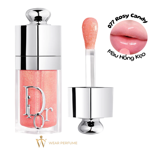  Son Dưỡng Dior Addict Lip Glow Oil 077 Rosy Candy - Màu Hồng Kẹo 