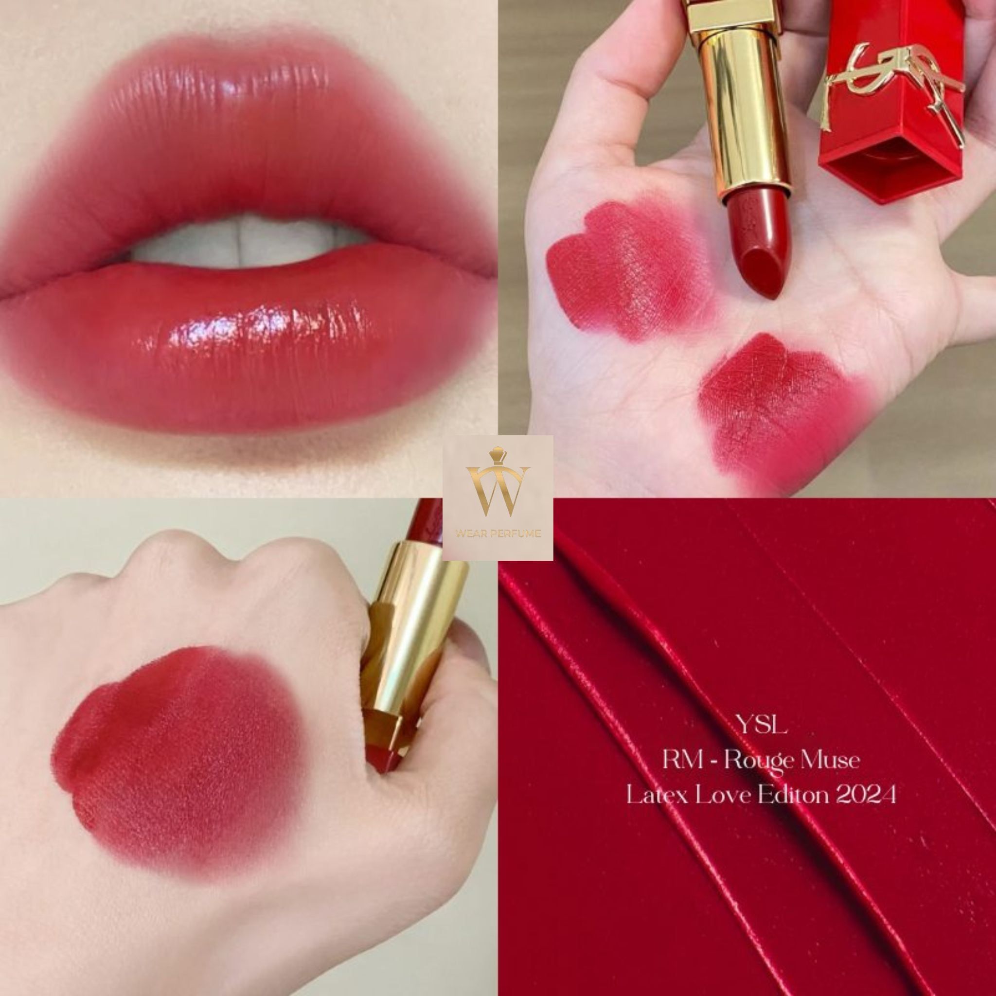  Son YSL RM Rouge Muse Limited - Màu Đỏ Gạch 
