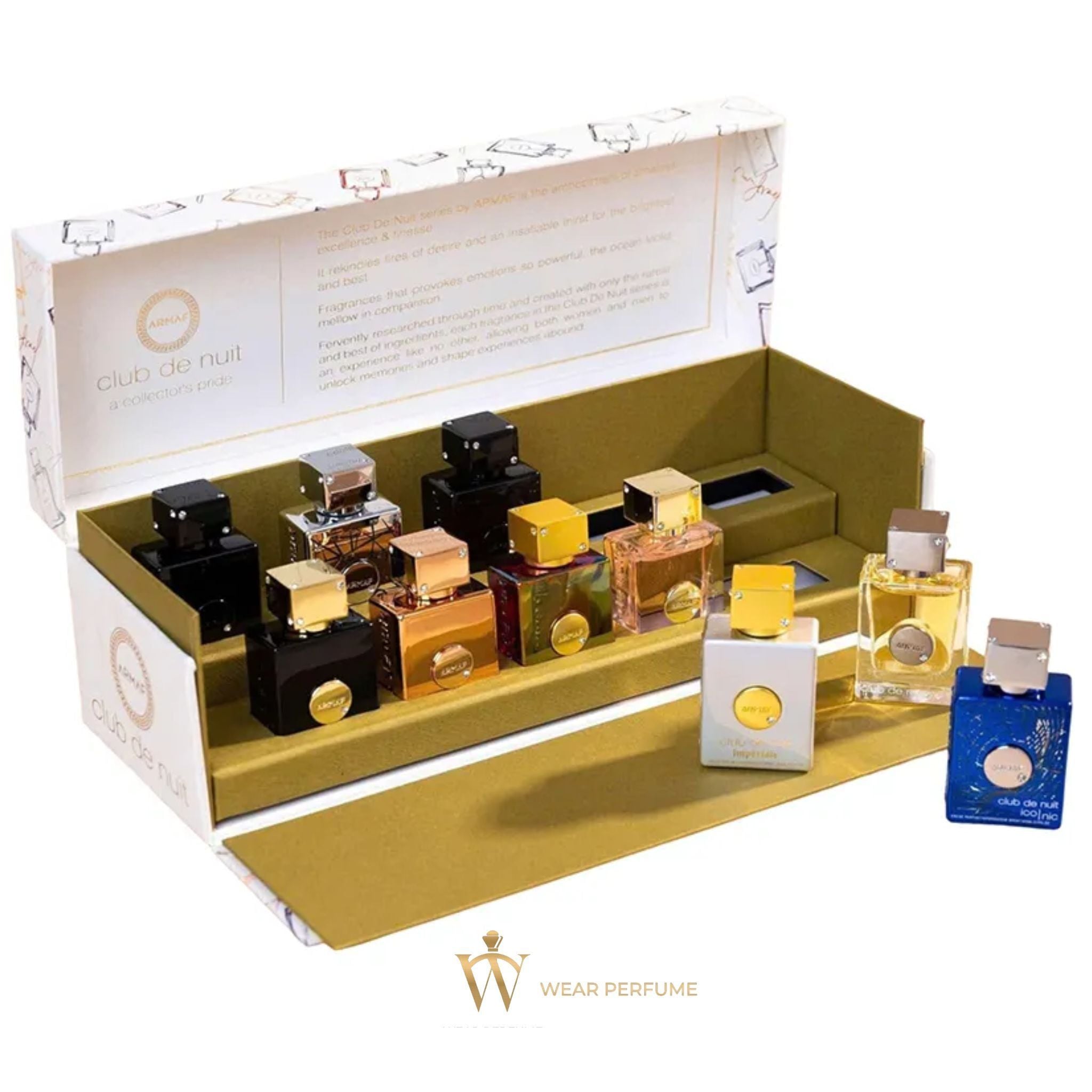  Gift Set nước hoa Armaf Club de Nuit Miniature Collection 10 chai x 5ml 