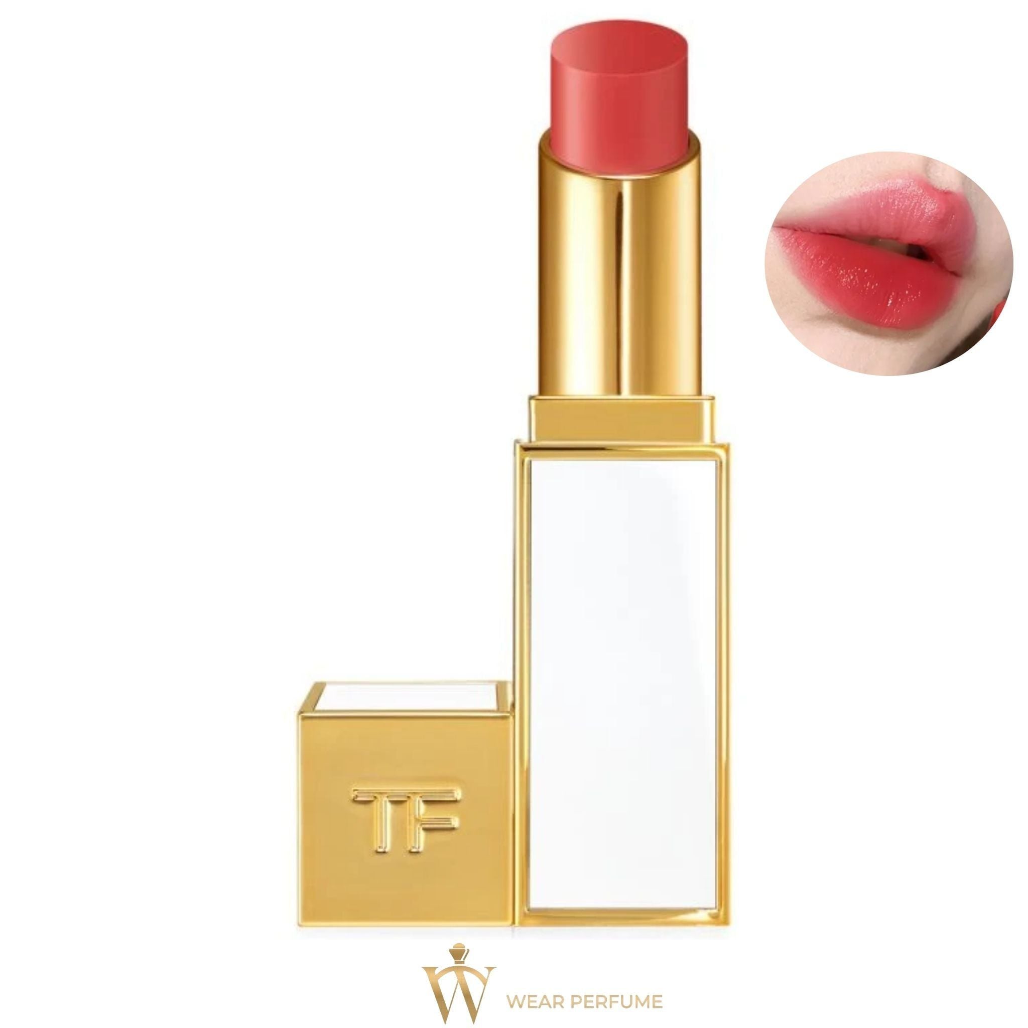  Son Tom Ford Soleil Ultra Shine 34 Rose Irisé - Màu Đỏ Cherry 