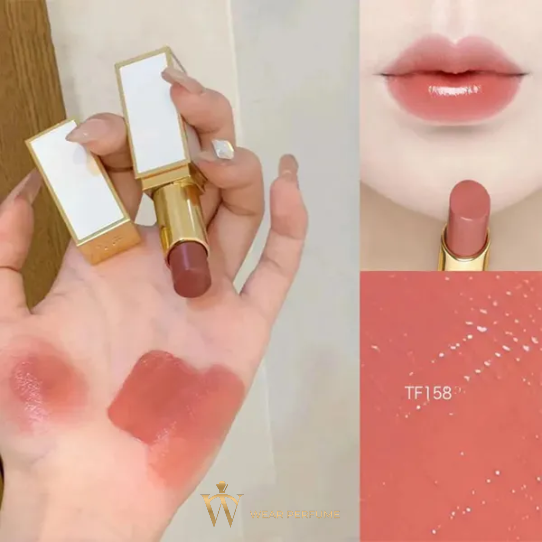  Son Tom Ford Ultra Shine Lip Color 158 ILE NUE - Màu Cam Đào 