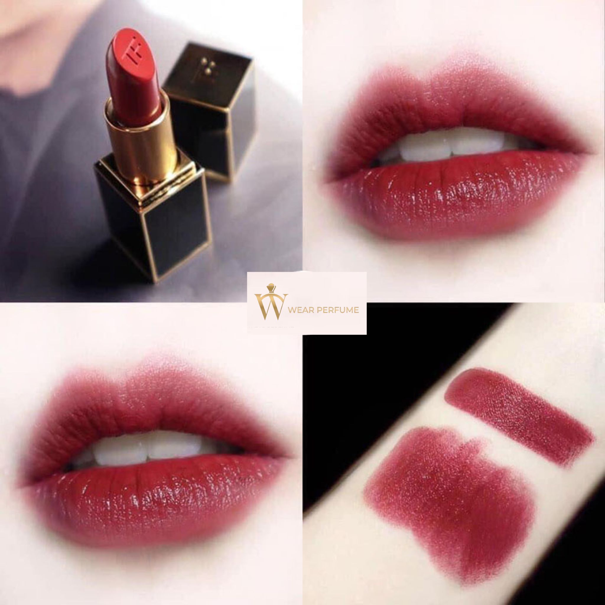  Son Tom Ford 08 Velvet Cherry - Màu Đỏ Rượu Vang 