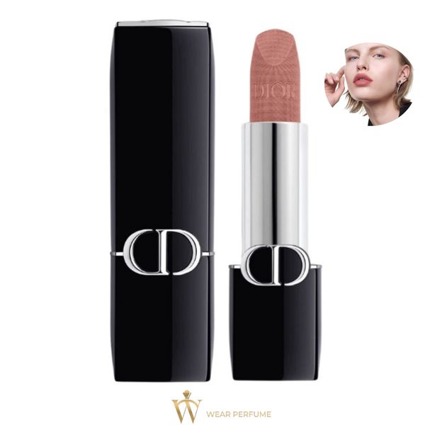  Son Dior Rouge Couture Colour Lipstick Floral Velvet 218 Rose Rose - Màu Hồng Nâu 