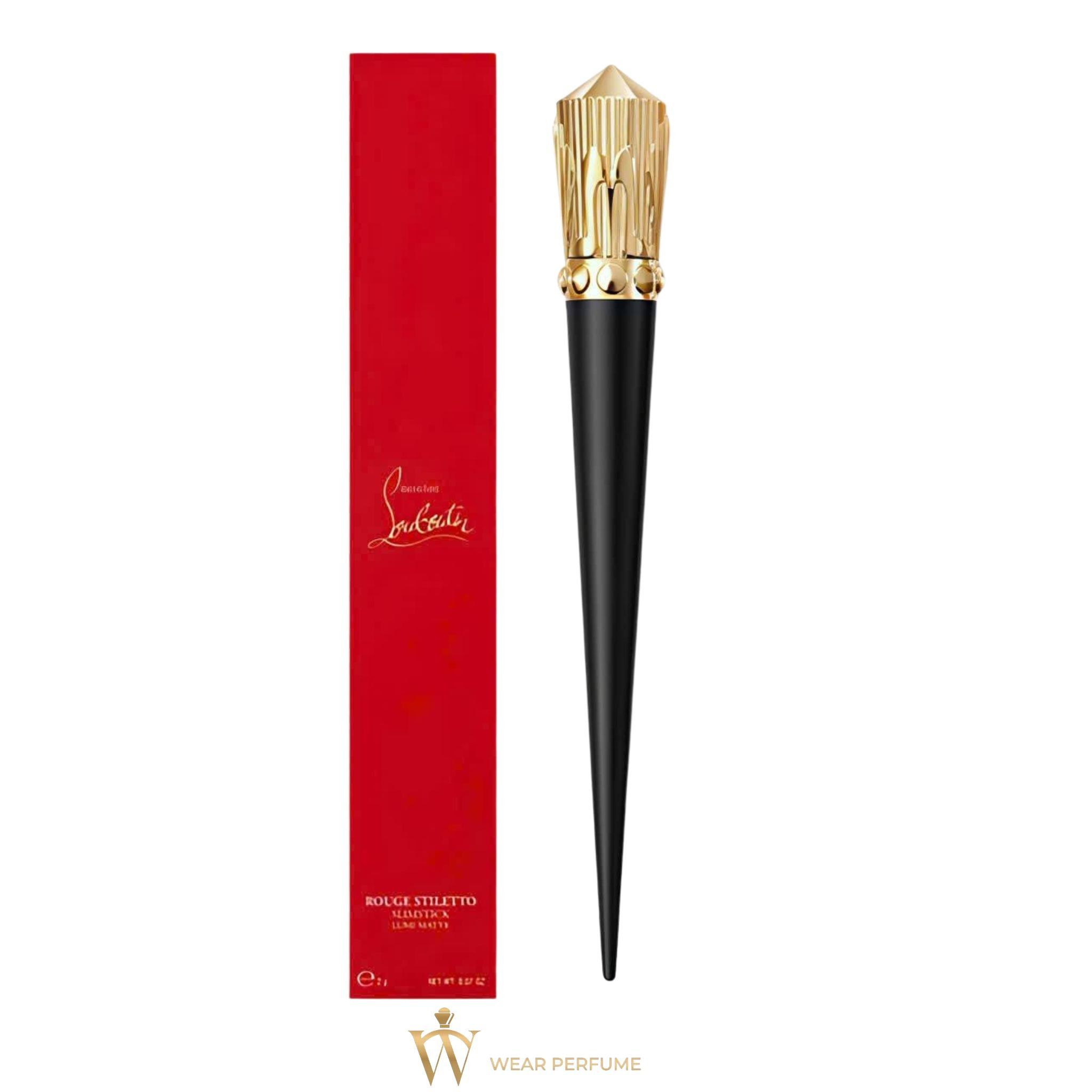  Son Christian Louboutin Rouge Stiletto Lumi Matte Lipstick 147L Dirty Red - Màu Đỏ Đất 