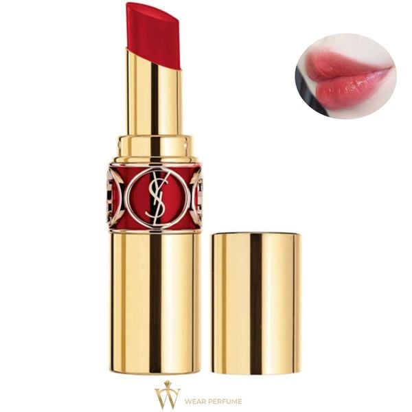  Son Dưỡng YSL Rouge Volupté Shine 80 Chili Tunique - Màu Đỏ Gạch 